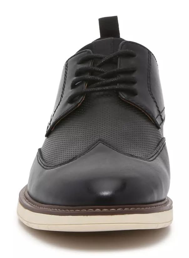 Mix No. 6 Black Wingtip Oxford Shoes Mix No. 6 Lil Ian Wingtip Oxford - Kids main image 4