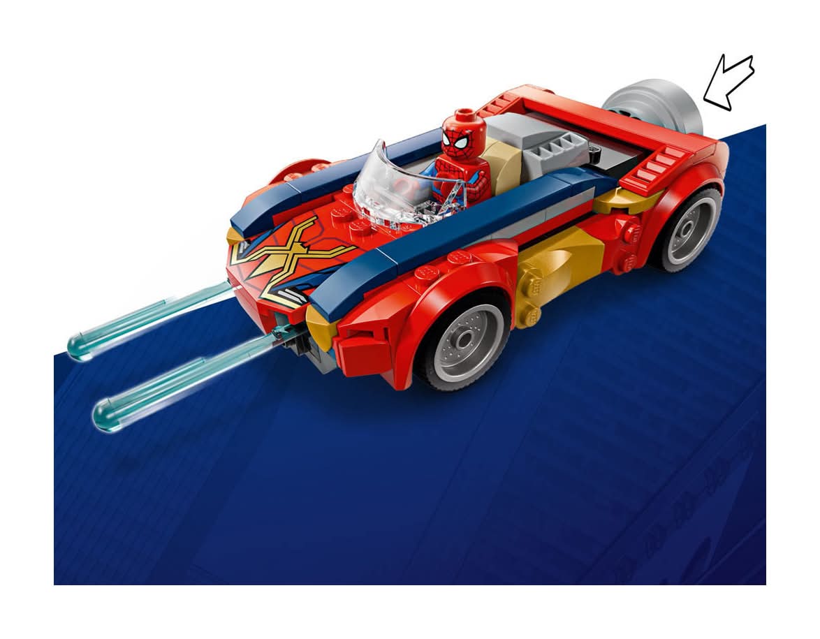 LEGO Marvel Spiderman Car Vs Venomized Wolverine Building Toy Ages