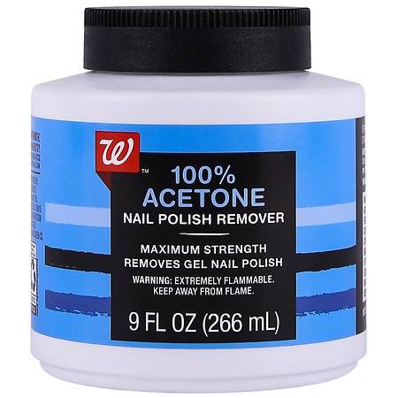 Walgreens 100% Acetone Nail Polish Remover