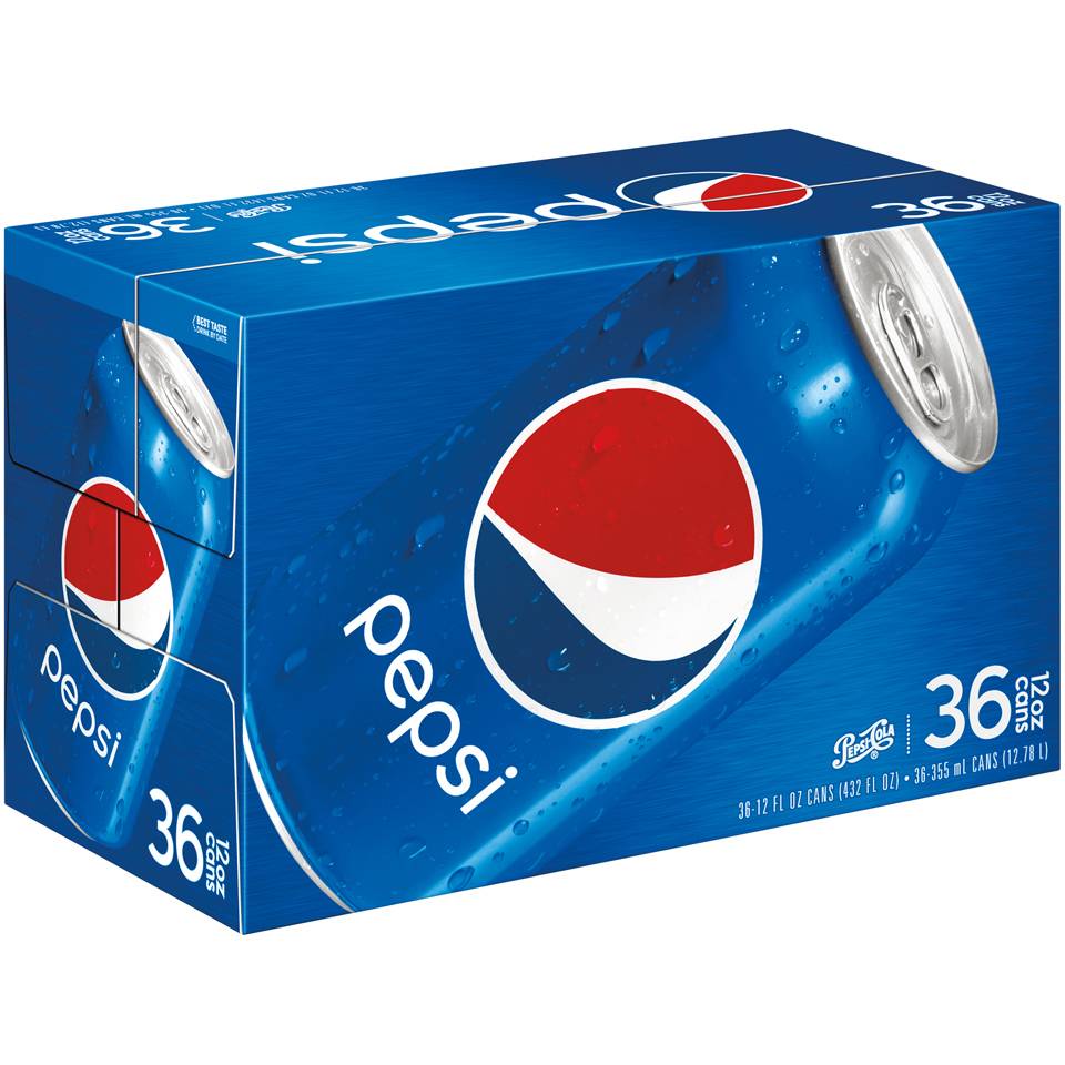 Pepsi - Cola Cube Pack - 36/12 oz cans (1X36|1 Unit per Case)