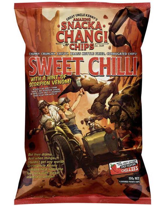 Snacka Changi Chips Sweet Chilli 150g