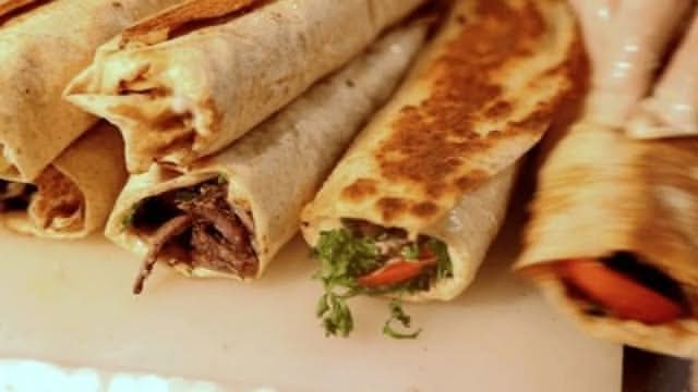 Beef steak saj wrap( Authentic)