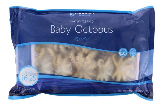 Panamei Seafood Whole Cleaned Baby Octopus (2 lbs)