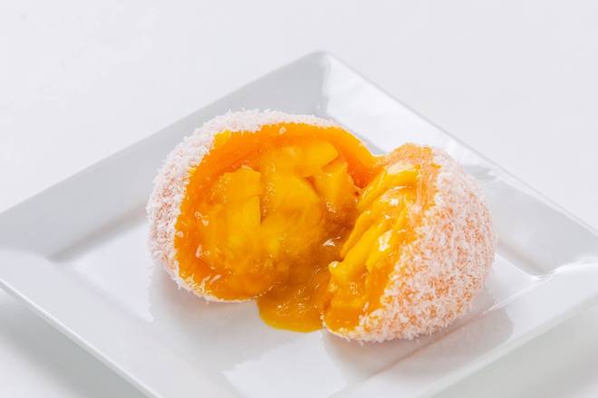 Mango, Sesame and Peanut Mochi (芒果、芝麻和花生麻糬)