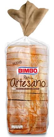 Pan artesano blanco 550g