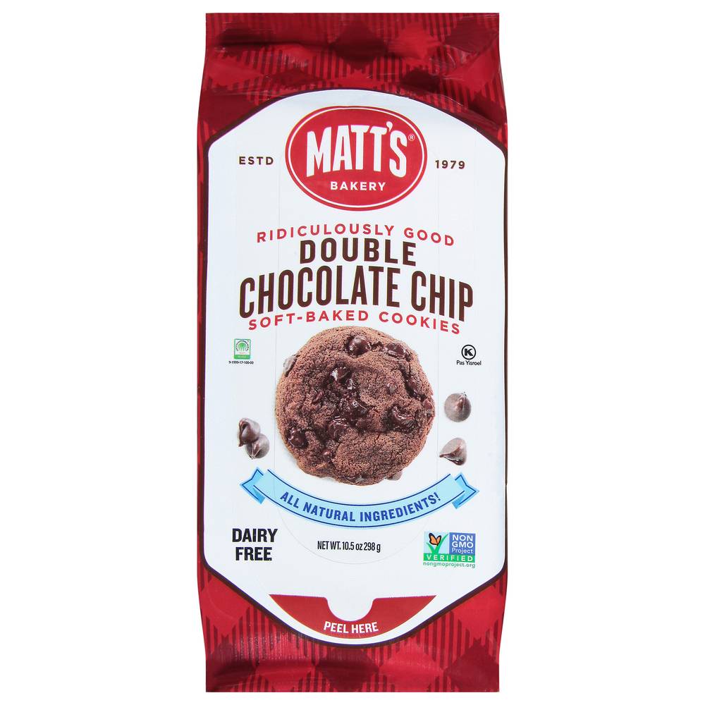 Matt's Bakery Double Chocolate Chip Cookies (10.5 oz)