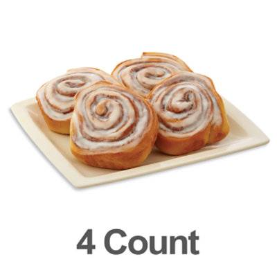 Bakery Cinnamon Rolls - 4 Count