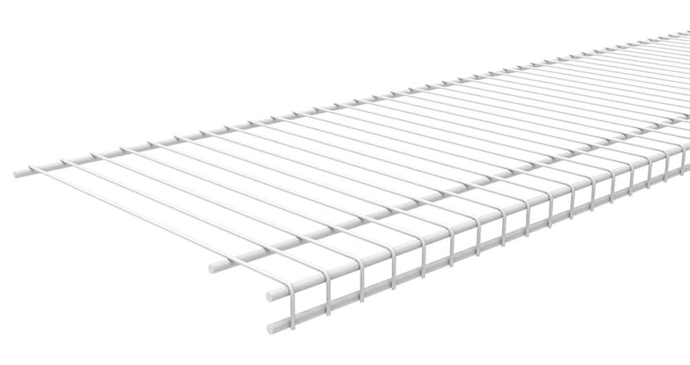 ClosetMaid TuffCoat Anti-Rust 48-in x 12-in White Universal All-purpose Wire Shelf