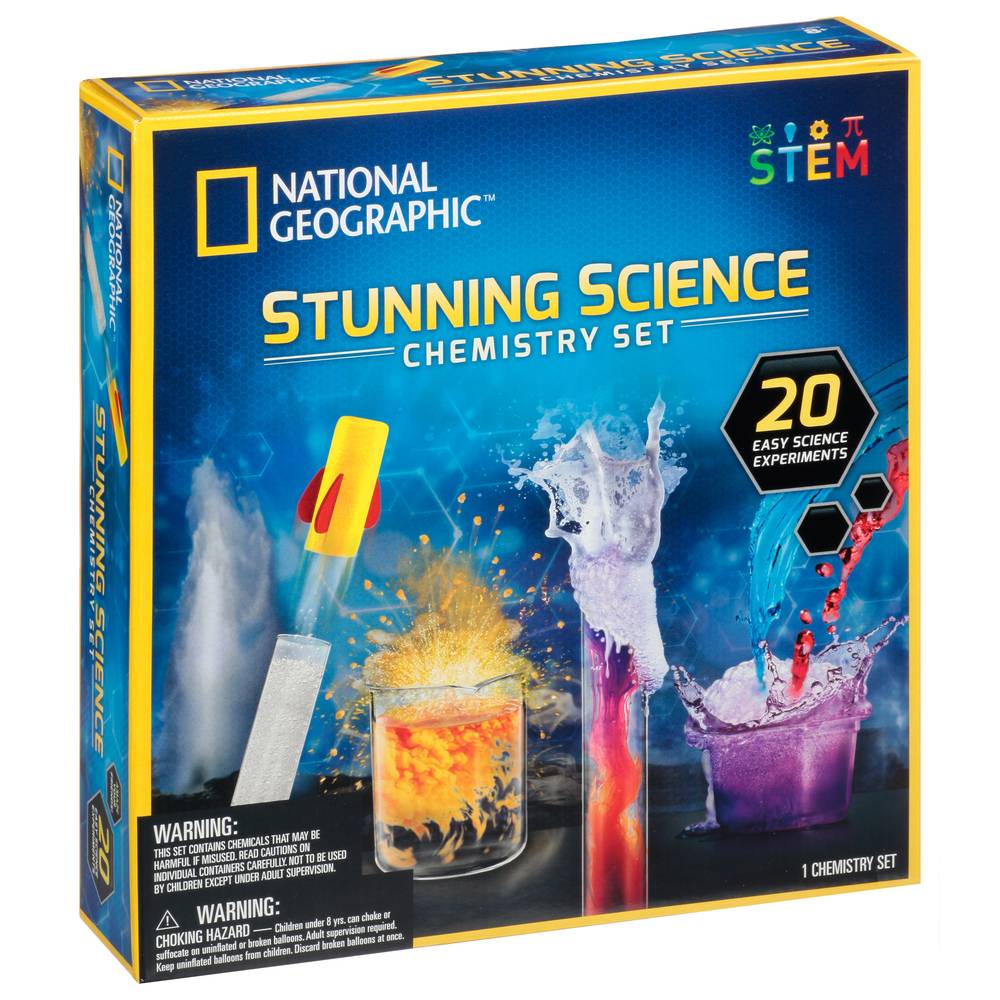 National Geographic Stunning Science Chemistry Set