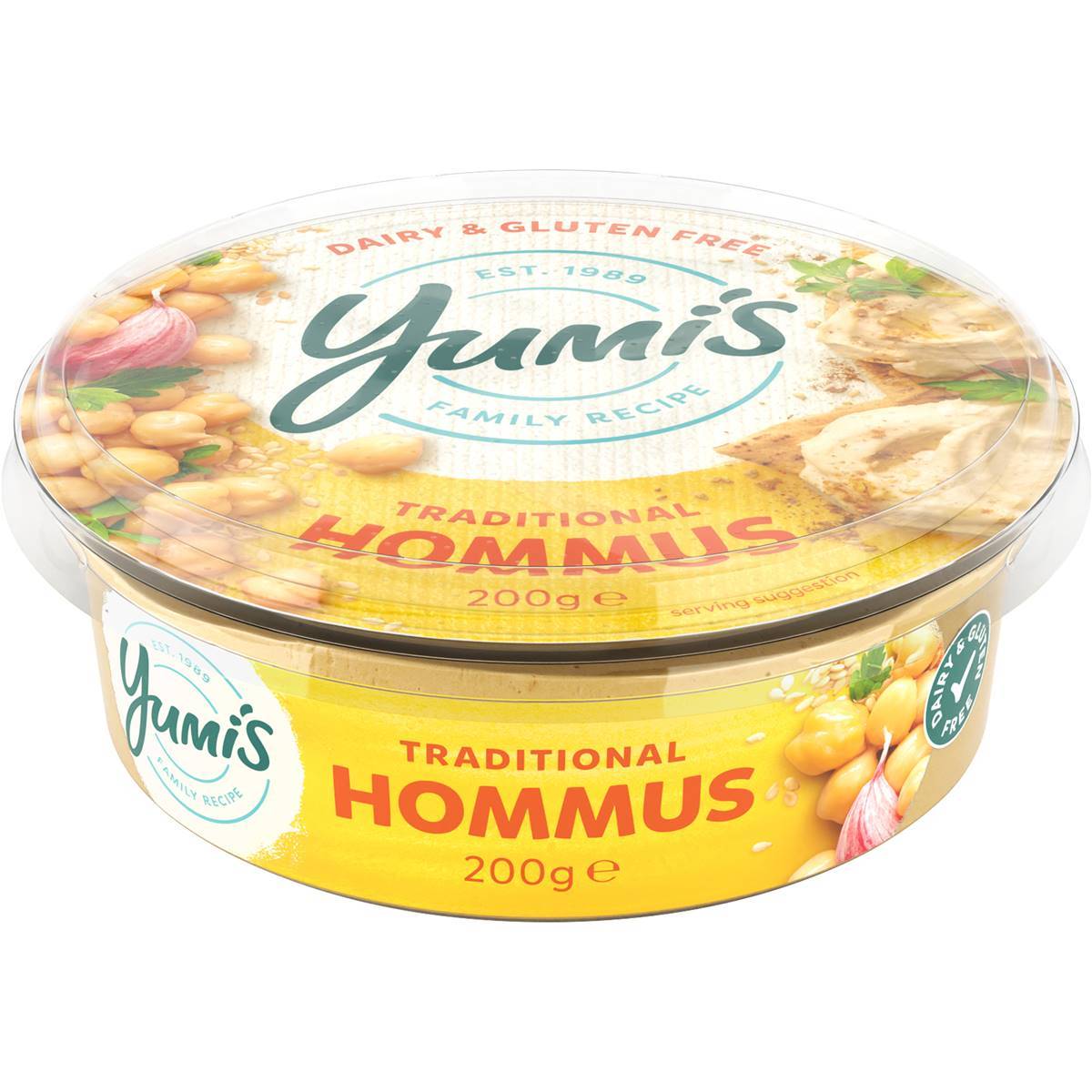 Yumi's Traditional Middle Eastern Hommus Dip 200g