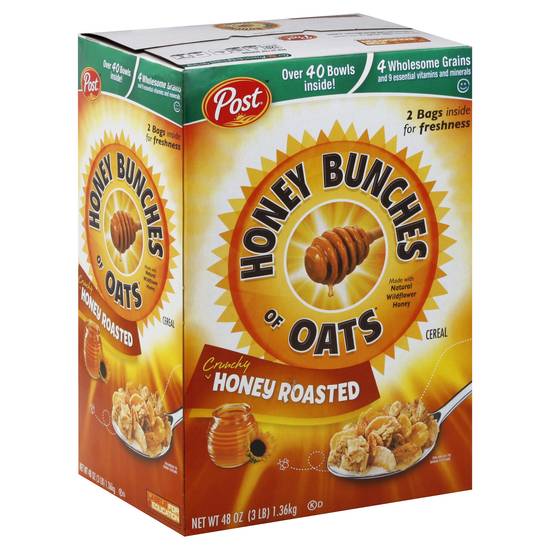 Honey Bunches Of Oats Crunchy Honey Roasted Cereal