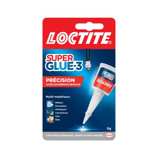 Loctite - Colles cyanoacrylates superglue-3 Liquide pr�écision blister