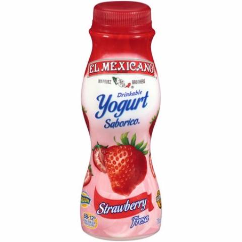 El Mexicano Drinkable Strawberry Yogurt 7oz