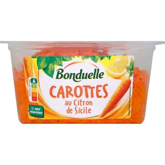 Bonduelle - Carottes râpées citron de sicile (180g)