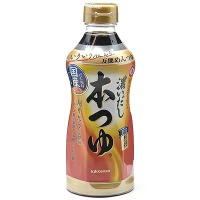 キッコーマン　濃い��だし　本つゆ　５００ｍｌ