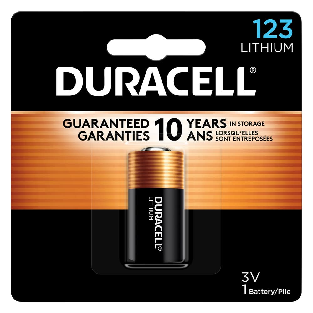 Duracell 123 3V Lithium Battery (18.1 g)