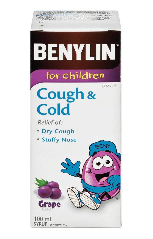 Benylin Children Cough & Cold Grape Syrup (100 g)