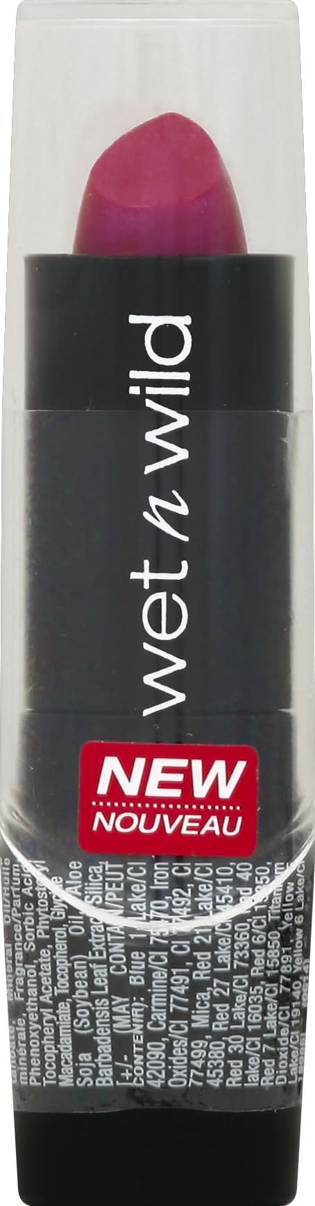 wet n wild Silk Finish Lipstick, Fuchsia With Blue Pearl (0.13 oz)