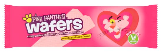 Pink Panther Vanilla, Crispy Wafers Filled With Cream (154g)