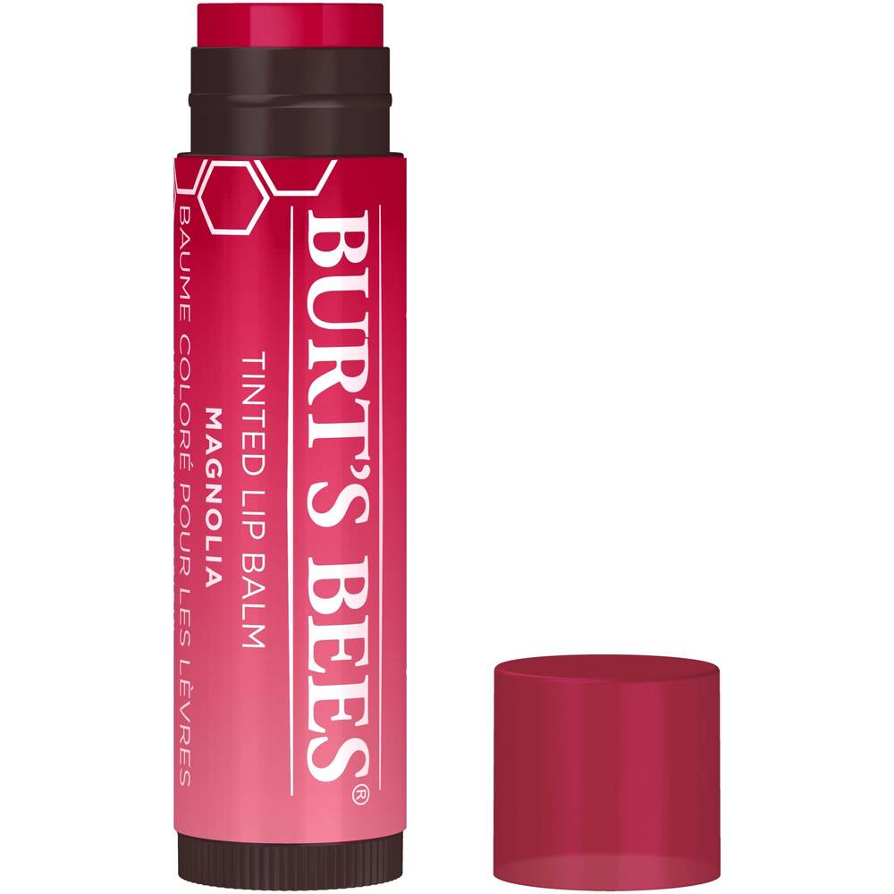 Burts Bees 100% Natural Origin Moisturizing Tinted Lip Balm, Magnolia (1 ct)