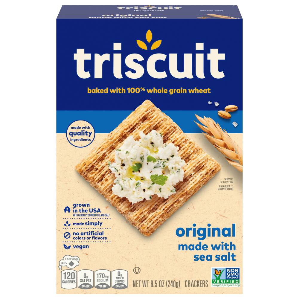 Triscuit Original Sea Salt Crackers (8.5 oz, 6 ct)