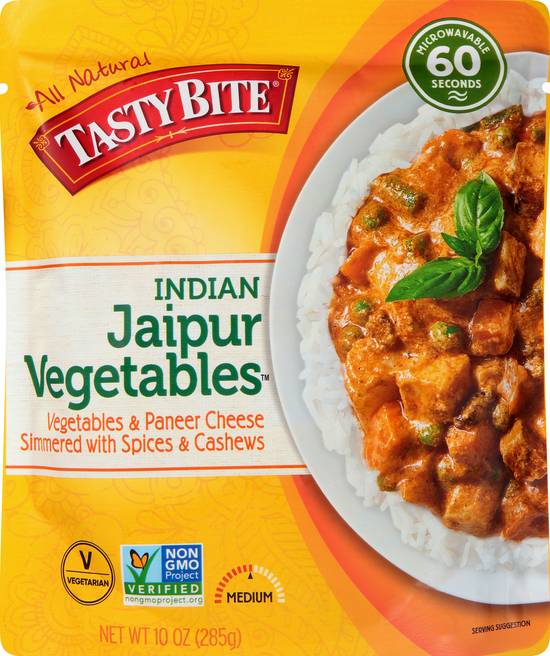 Tasty Bite Gluten Free Medium Indian Jaipur Vegetables
