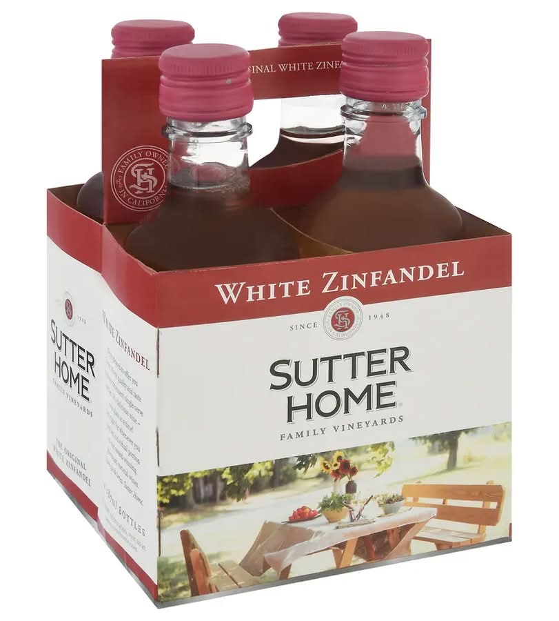 Sutter Home White Zinfandel - 4 Pack