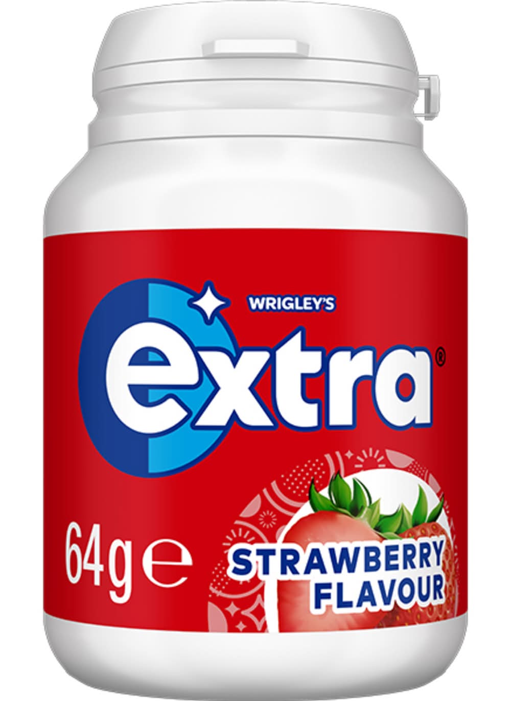 Extra Sugar Free Chewing Gum, Strawberry (64g)