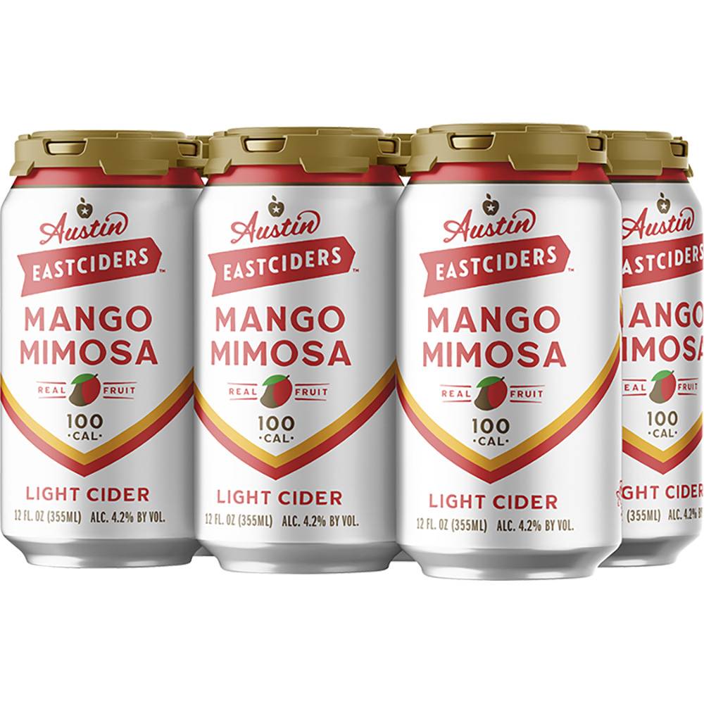 Austin Eastciders Mango Mimosa Cider (6 ct, 12 fl oz)