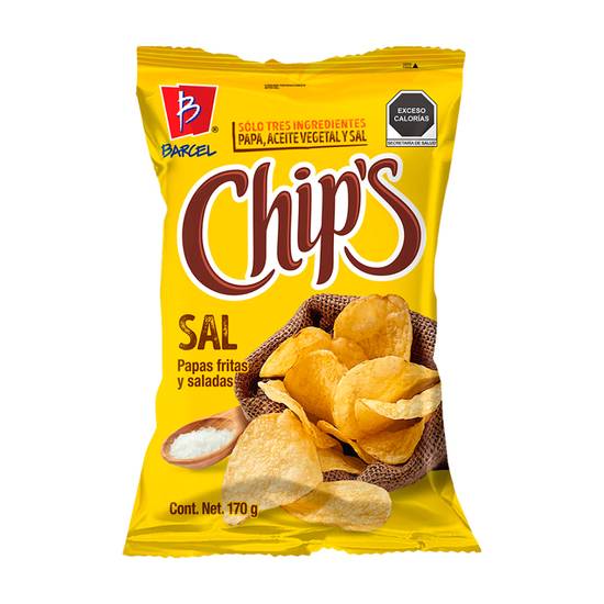 Chips Papas Sal 170g