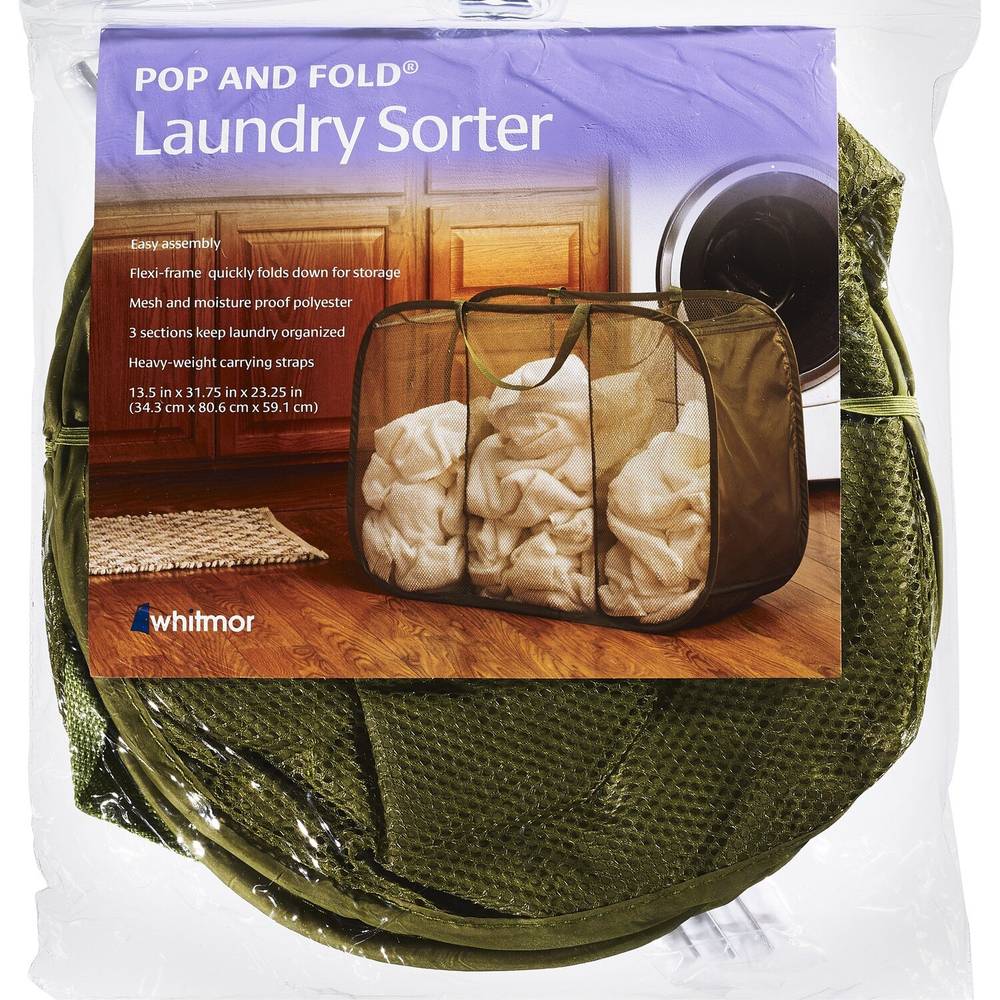 Whitmor Pop and Fold Laundry Sorter