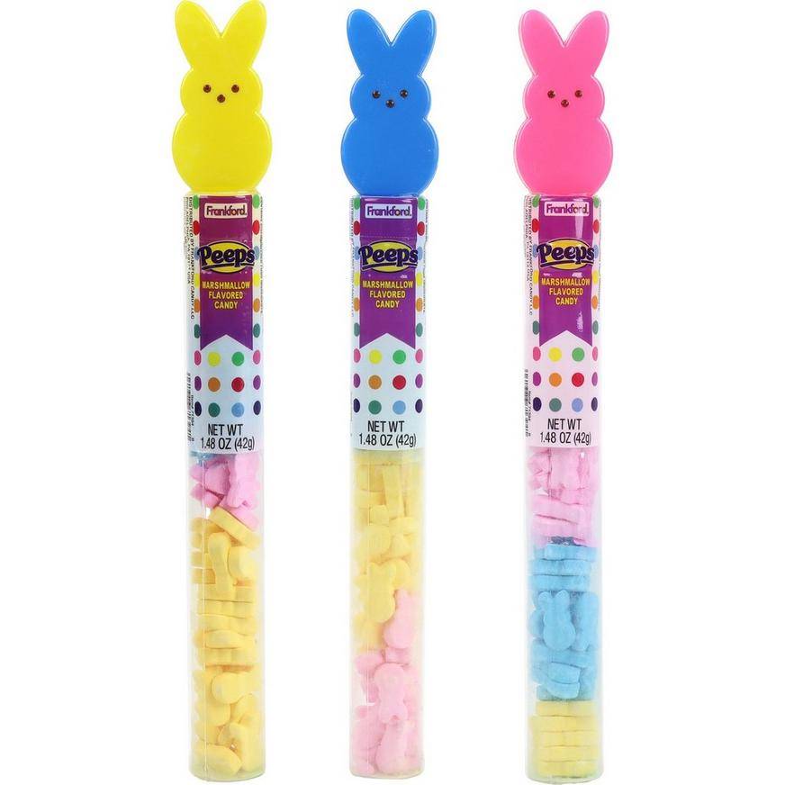 Peeps Marshmallow-Flavored Bunny Candy Tube, 1.48oz