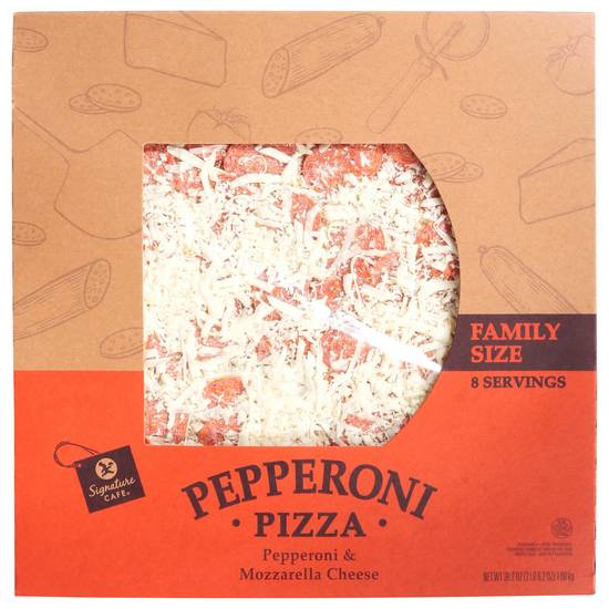 Signature Cafe Family Size Pepperoni Pizza (38.2 oz)