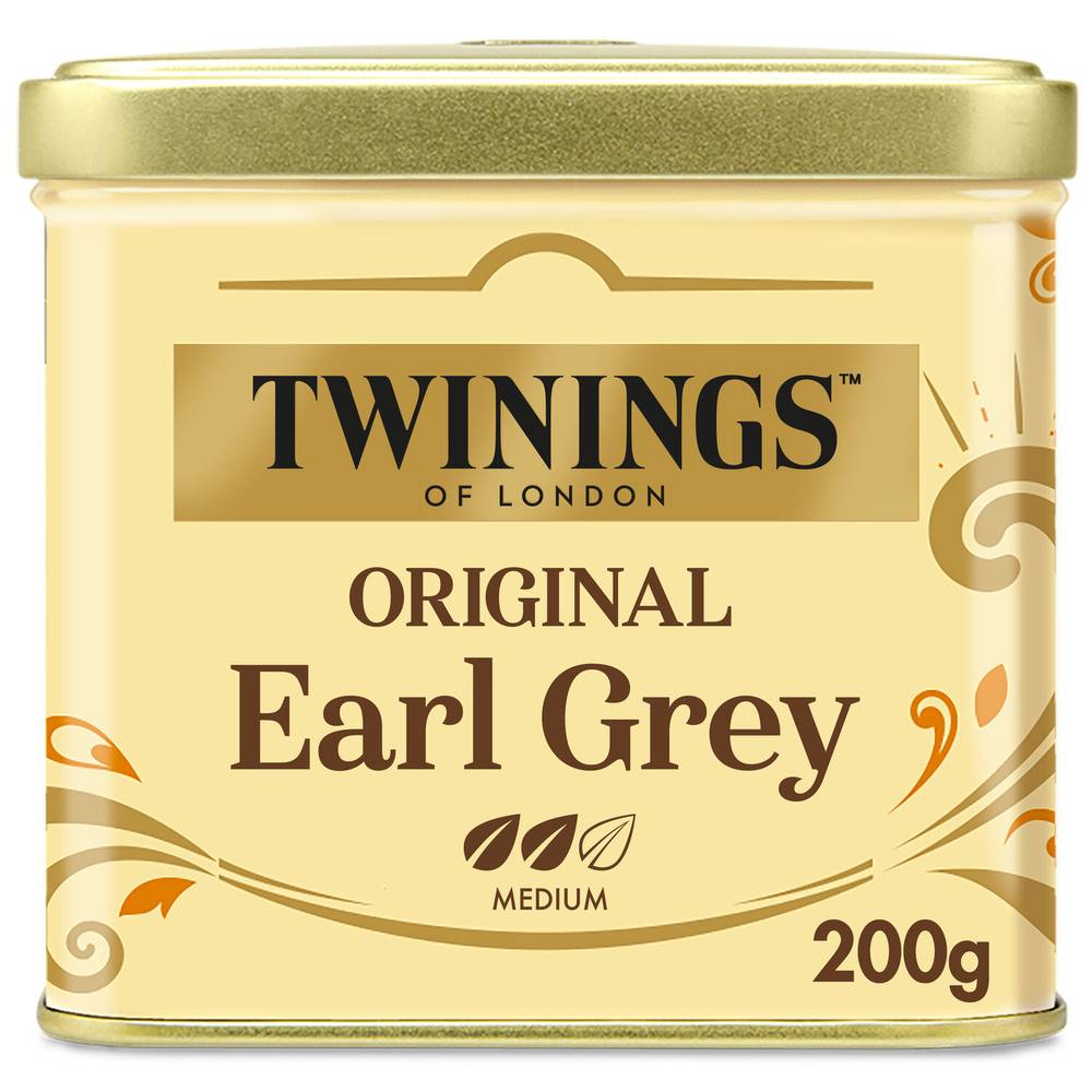 Twinings - Thé earl grey , coffret de 200g
