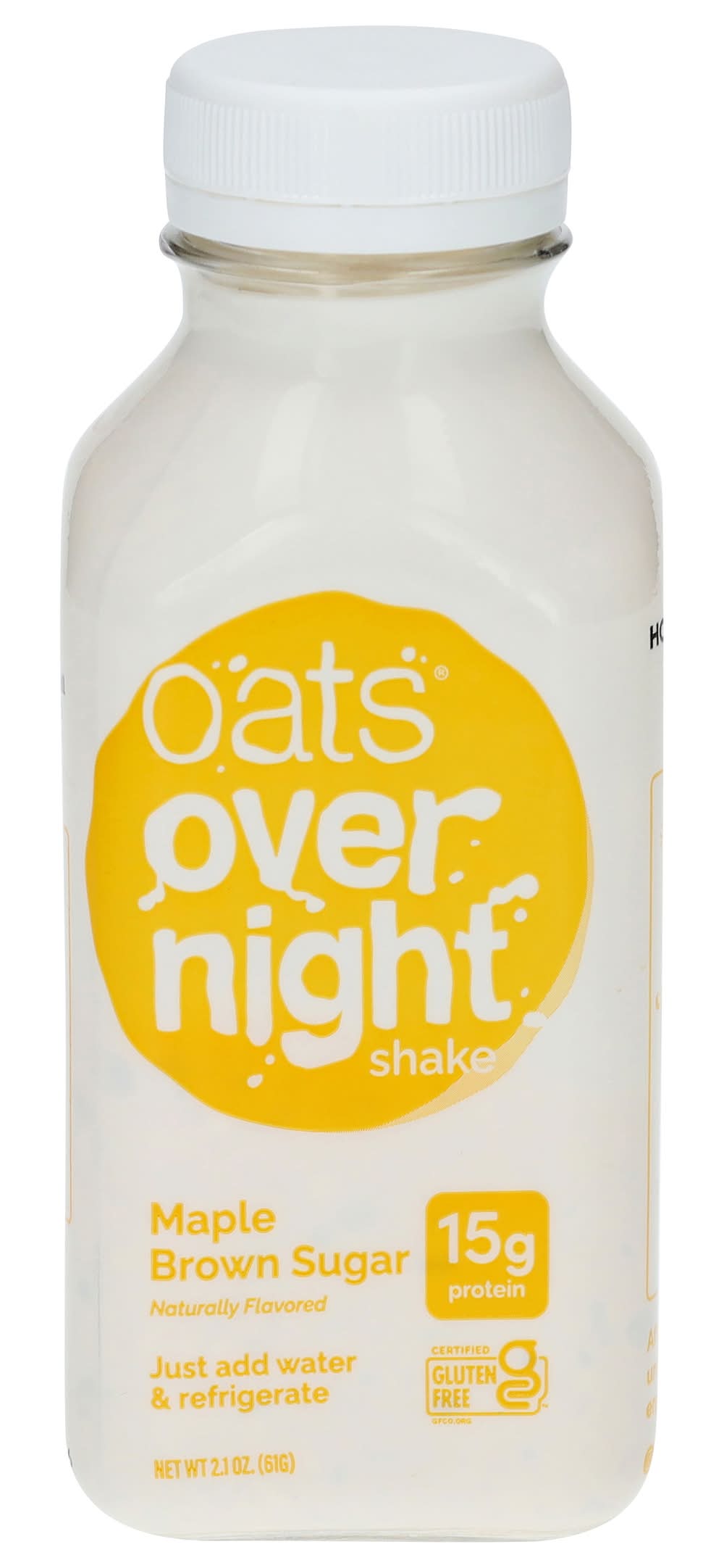 Oats Overnight Gluten Free Shake, Maple Brown Sugar (2.1 oz)