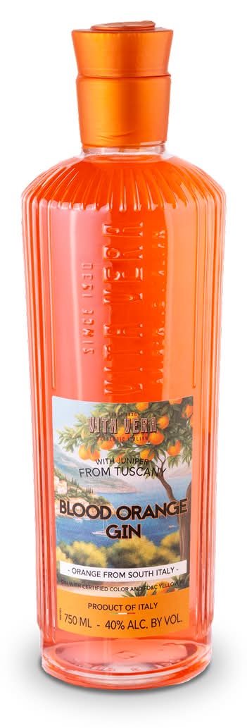 Vita Vera 80 Proof Gin, Blood Orange (750 ml)
