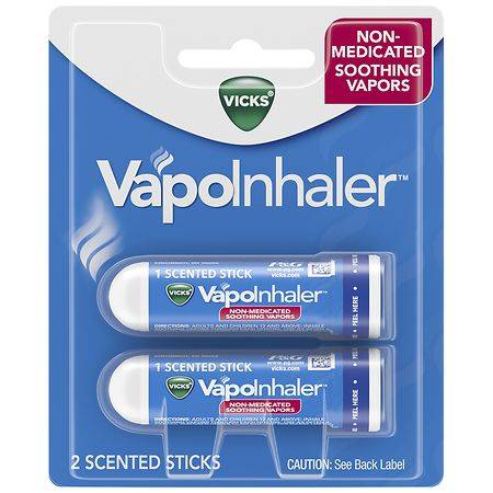 Vicks Value pack Non Medicated Vapoinhaler, Menthol (2 ct)