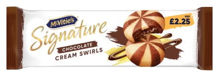 Signature Chocolate, Cream Swirls Biscuits (12 pack)