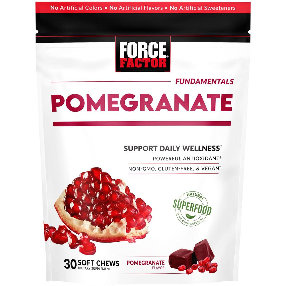 Pomegranate Chews – Daily Wellness & Antioxidant Support (30 Soft Chews)
