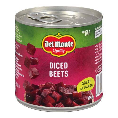 Del monte betteraves en dés (398ml) - diced beets (398 ml)