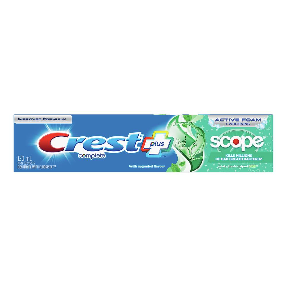Crest Complete Plus Whitening Scope Toothpaste (120 ml)