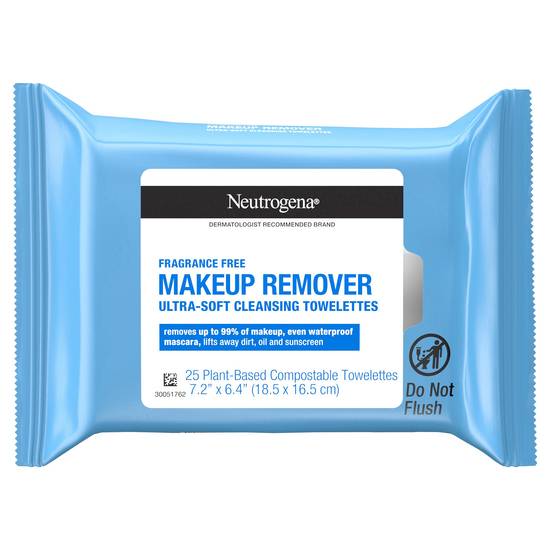 Neutrogena Fragance Free Makeup Remover Wipes (25 ct)