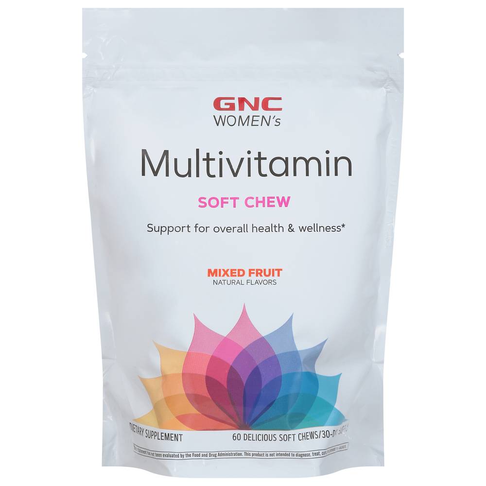 Gnc Women's Mixed Fruit Multivitamin Soft Chews (60 ct)