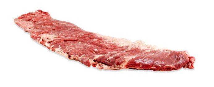 Canadian Peeled Beef Outside Skirt Steaks (1 Unit per Case)