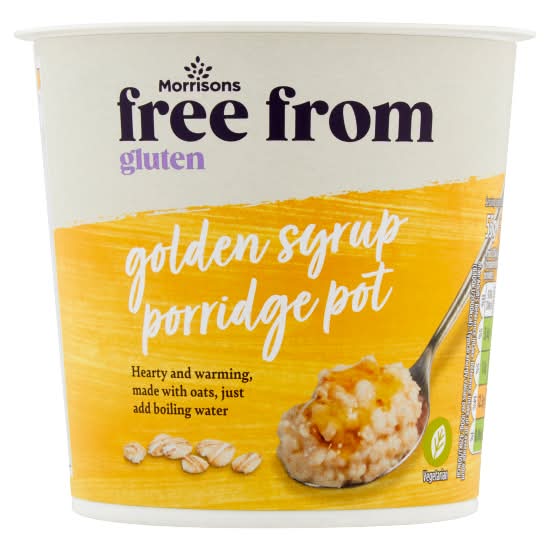 Morrisons Free From Gluten Golden Syrup Porridge Pot (55g)