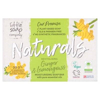 Naturals Ginger & Lemongrass Soap Bar (100g)