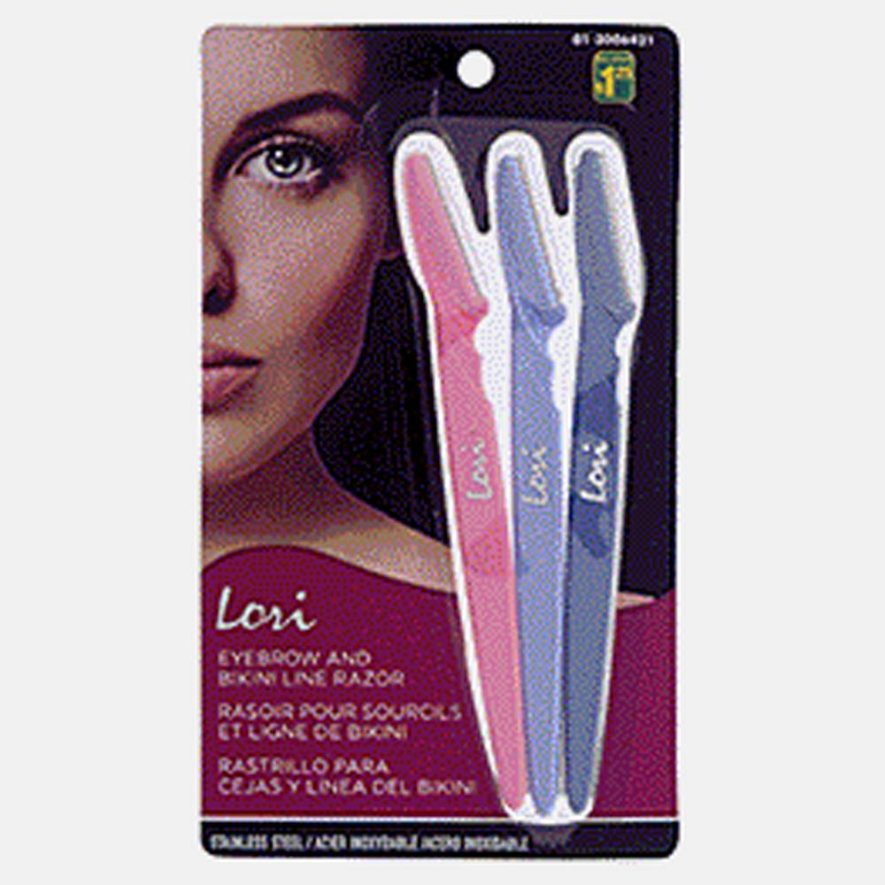 Eyebrow and Bikini Line Razor, Assorted (3 ct)