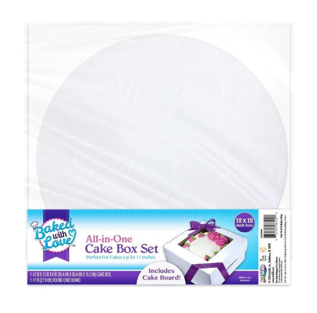 Baked with Love All in One Cake Box Set, 12x12 in