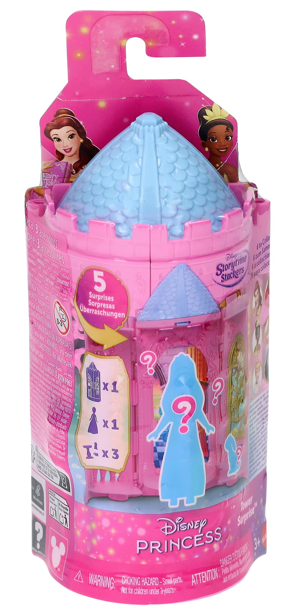 Disney Tower Surprise Small Dolls & Stacking Playset With Surprises (5 ct)