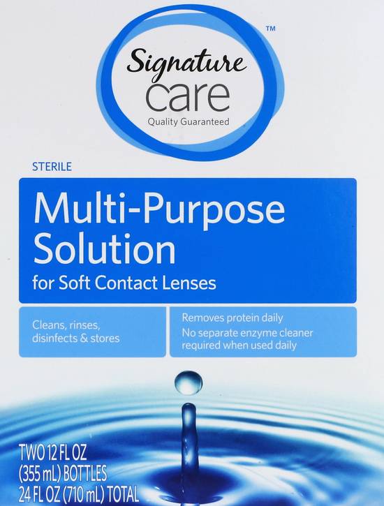 Signature Care Multi Purpose Solution For Soft Contact Lenses (2 ct)